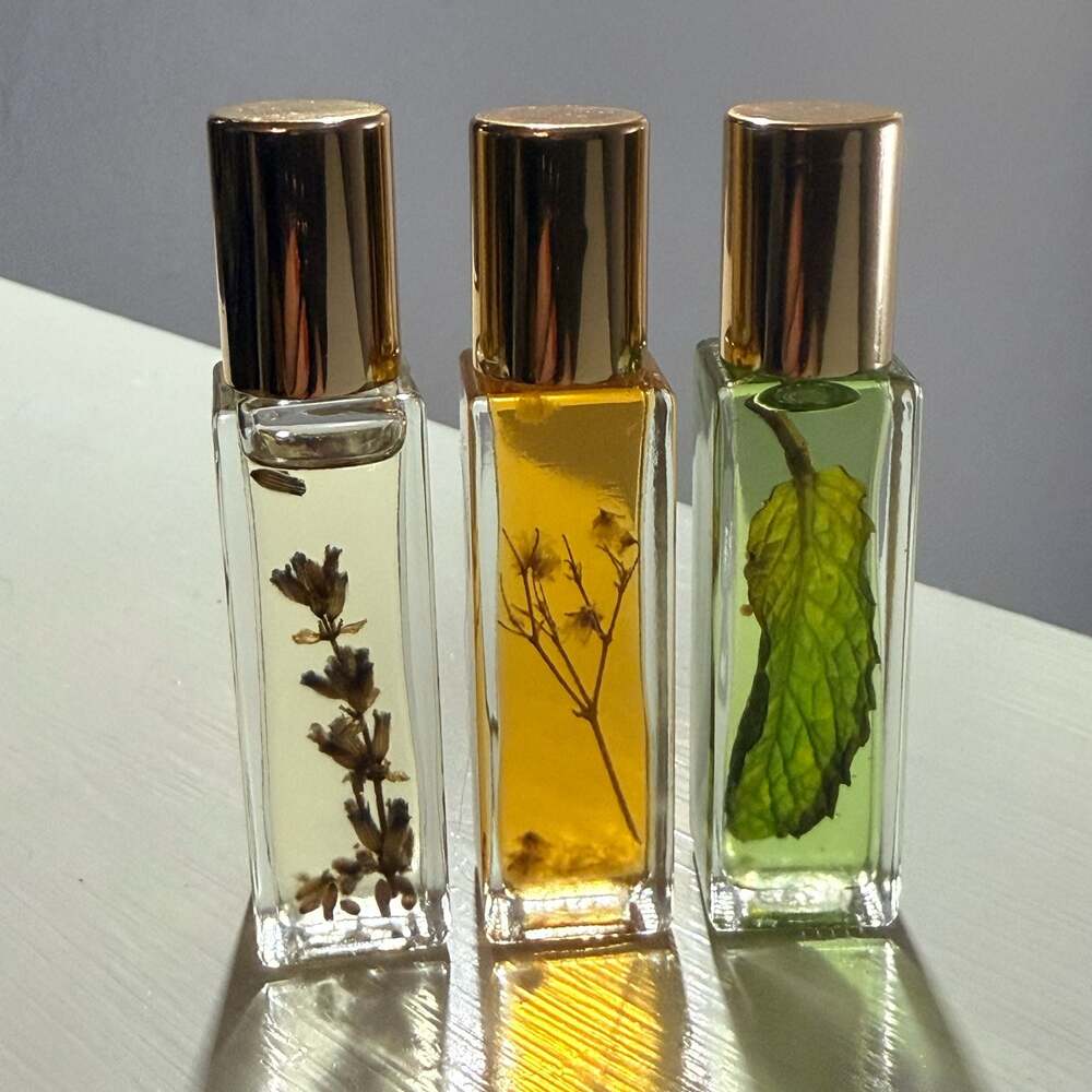 Sweetwater Labs Calming Scents Natural Perfume Rollerball Trio (Lavender, Pepper